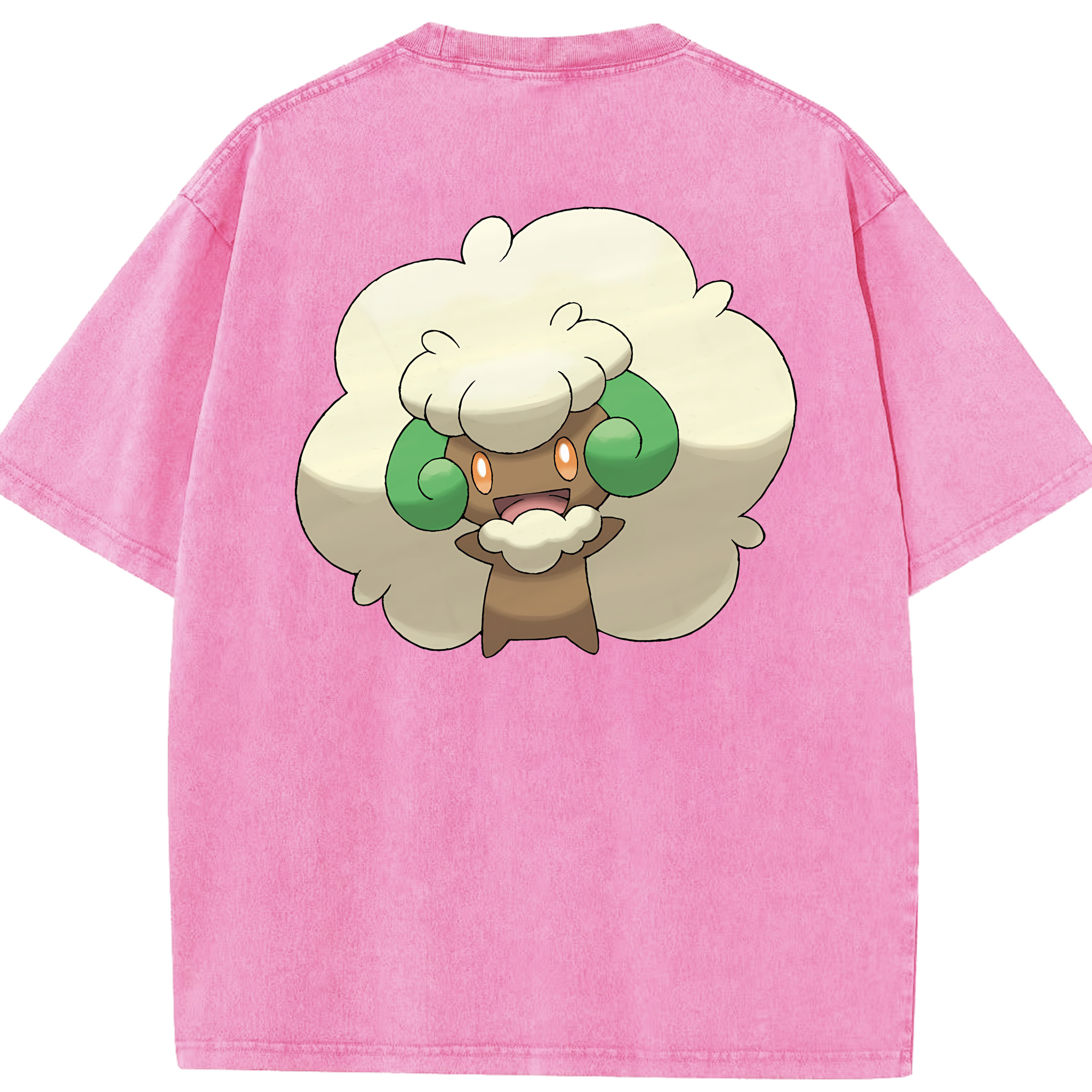 （画像用） ポケットモンスター Pokémon 綿100% ヴィンテージ風 半袖Tシャツ（背面プリント）